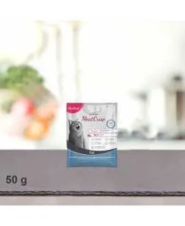 50 g PLATINUM MeatCrisp foderprøve Sterilised Fish kattemad Kattemad fra PLATINUM som din kat vil elske. For første gang har en 
