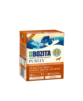Purely Paté Adult med laks - 370 gram BOZITA vådfoder