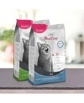 2 x 1,5 kg Mix PLATINUM MeatCrisp Sterilised Fish og Sterilised Chicken kattemad