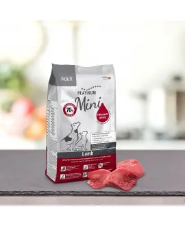 4 x 900 g PLATINUM MINI Lam Voksen hundefoder