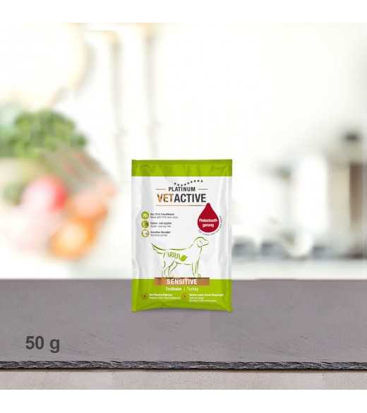 50 gram PLATINUM Vetactive Sensitiv Hundefoder foderprøve Med PLATINUM VETACTIVE Sensitive tilbyder vi din firbenede ven komplet 50 gram PLATINUM Vetactive Sensitiv Hundefoder foderprøve Med PLATINUM VETACTIVE Sensitive tilbyder vi din firbenede ven komplet