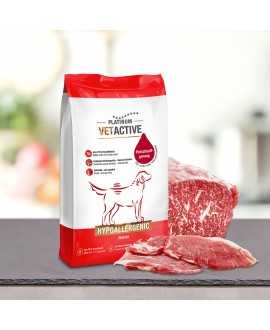 3 x 1,5 kg PLATINUM Vetactive Hypoallergenic Hundefoder Til ernæringsfølsomme hunde Flere og flere hunde lider i dag af foderint