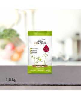 1,5 kg PLATINUM Vetactive Sensitiv Hundefoder Med PLATINUM VETACTIVE Sensitive tilbyder vi din firbenede ven komplet ernæring me