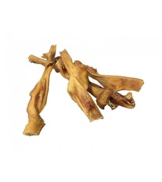 1 stk Pandelap Frigera - 35 cm Naturlig snack af tørret hud fra pandelappen på okse, sprød sej snack til hunden med lang tygge t