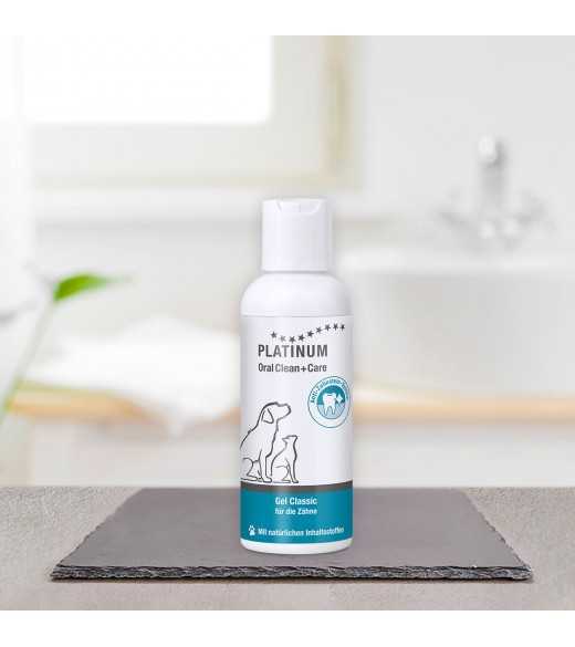 PLATINUM Oral Clean + Care Gel Classic 100 ml OralClean +Care Classic Gel fjerner tandsten, plaque og dårlig ånde, kan anvendes 