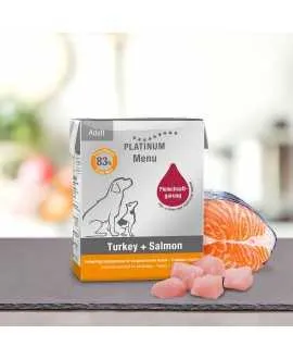 1/1 karton Stor PLATINUM Menu Kalkun og Laks