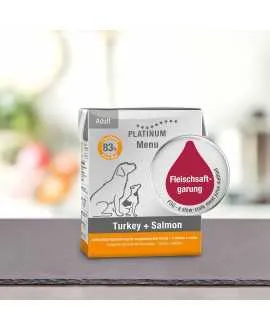 1/1 karton Stor PLATINUM Menu Kalkun og Laks