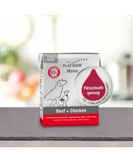1/1 karton Stor PLATINUM Menu Oksekød og Kylling