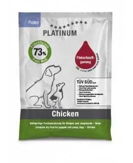 70 x 50 gram PLATINUM Puppy Kylling foderprøve PLATINUM Puppy Kylling Hvalpefoder er et sundt komplet koldpresset hvalpefoder, 