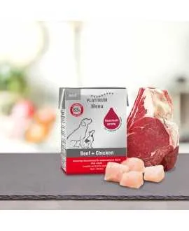 Mellem PLATINUM Menu Oksekød og Kylling 185 gram PLATINUM