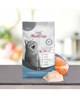 5 x 1,5 kg PLATINUM MeatCrisp Adult Fish kattemad