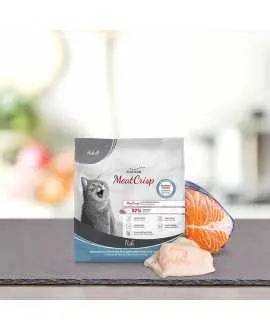 16 x 400 gram PLATINUM MeatCrisp Adult Fish kattemad