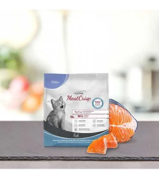 16 x 400 gram PLATINUM MeatCrisp Kitten Fish killingemad