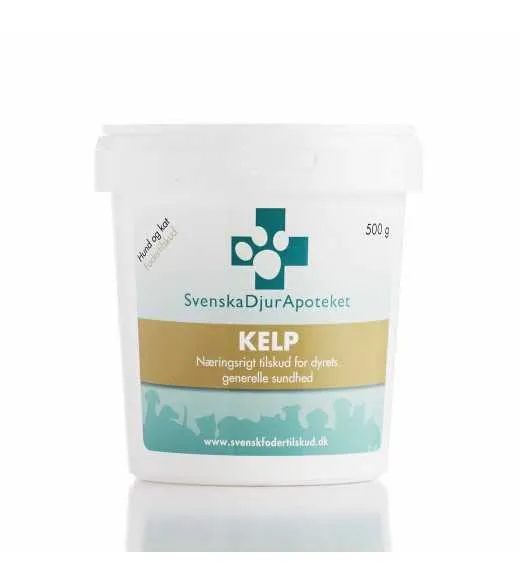 Kelp - Svensk Dyr Apotekets Kelp - 1500 gram Svenska DjurApoteket Kelp er et naturligt tangpulver for en sund hud, pels og pigme Kelp - Svensk Dyr Apotekets Kelp - 1500 gram Svenska DjurApoteket Kelp er et naturligt tangpulver for en sund hud, pels og pigme