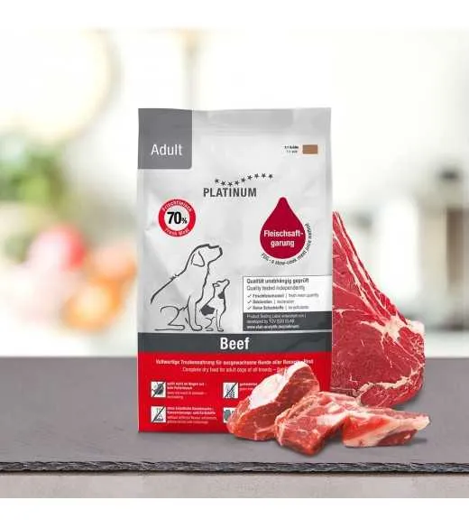 10 x 1,5 kg PLATINUM Oksekød Adult Hundefoder 10 x 1,5 kg PLATINUM Oksekød Adult Hundefoder
