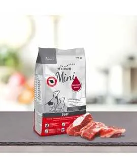 14 x 900 gram PLATINUM MINI Oksekød Adult Hundefoder
