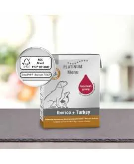 Label til PLATINUM Menu Iberico og Kalkun