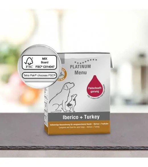 Label til PLATINUM Menu Iberico og Kalkun