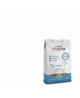 Label til 1,5 kg PLATINUM Vetactive Light Hundefoder