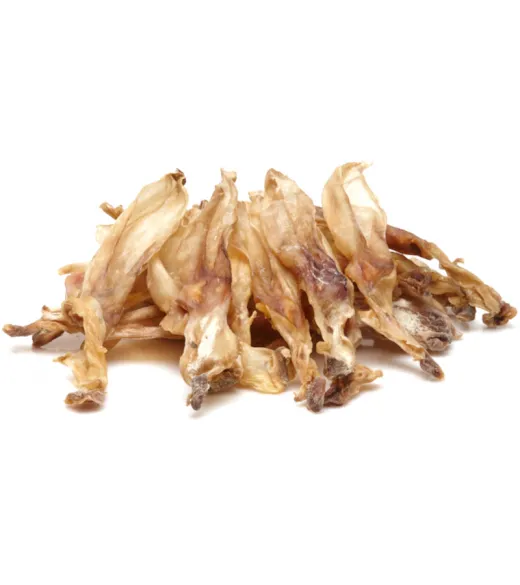 Kaninører 500 gram Kanin ører - Naturlig sund snack Fremstillet i EU