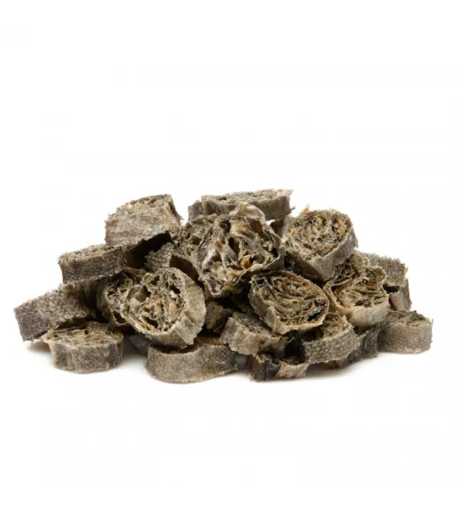friGERA Torskesnacks 250 g friGERA torskesnacks er de alsidige godbidogså til den overvægtige hund!
Den letfordøjelige hvide fis